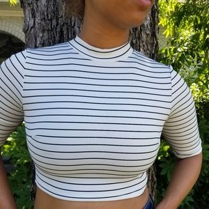 Striped Crop Top